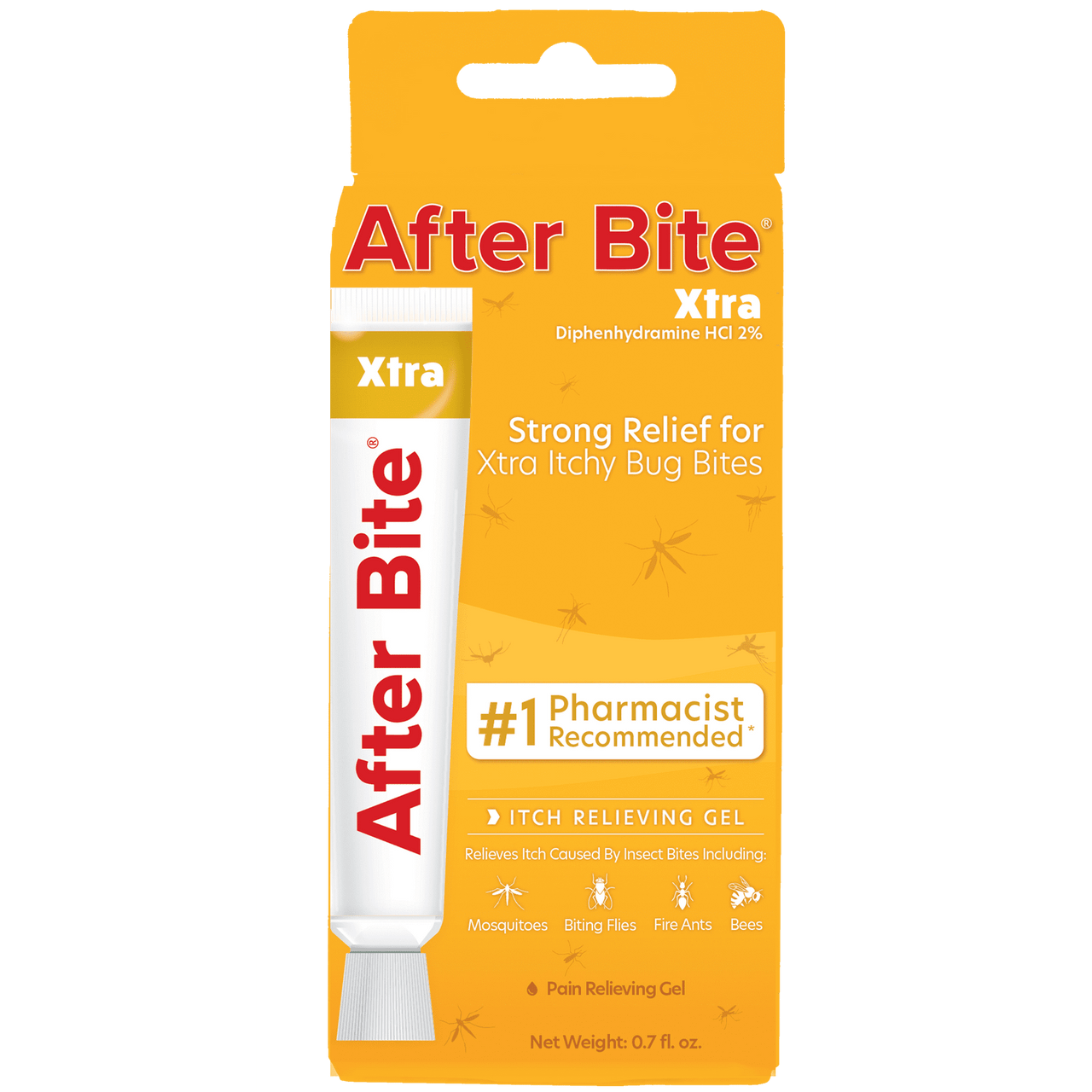 After Bite Sting Soothing Instant Itch Relief Xtra Gel with Antihistamine, 0.7 oz